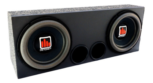 Caixa Dutada C/ 2 Subwoofer Detoner 12 800 Wrms Cada