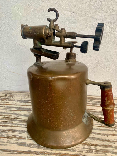 Antiguo Soplete Herramienta Coleccionables Decoración Vin (Usado)