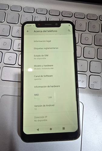 Moto One Blanco 64g 4gb Libre Excelentes Condiciones Blanco (Usado)