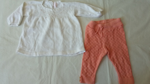 Buzo Vestido Pantalón De Hilo De Beba 18 Meses Cascanueces 