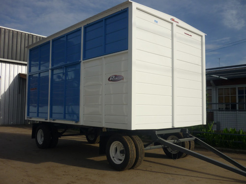 Imagen 25 de 25 de Acoplado Trailer 6 Cheques Cerrado Taller Rodante 5 Mts 4 Tn