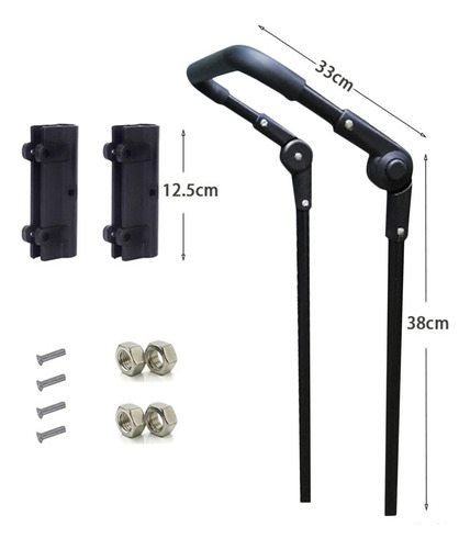 Mango De Empuje Plegable Para , Accesorio Universal