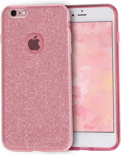 Funda Para iPhone 6s Plus iPhone Con Purpurina Fina 