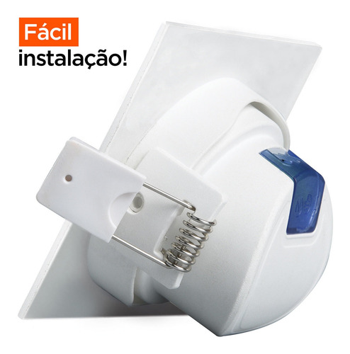 Kit 20 Spot Led 10w Amarela Quadrado - Black + Decker