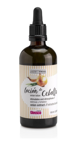 Locion De Cebolla Anticaida Y  Crecimiento 100ml Glossco