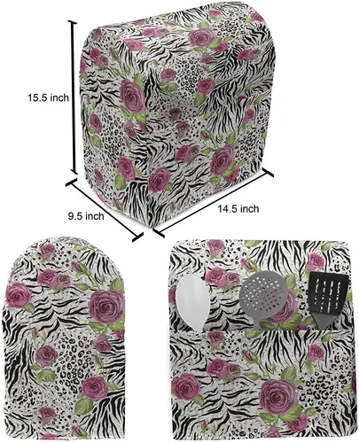 Funda Para Batidora De Pie Con Estampado Animal, Capull...