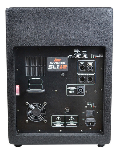 Imagem 6 de 9 de Caixa De Som Subwoofer Ativo Leacs Sub Sli Invoked 12 600w