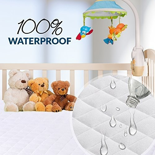 Protector De Colchon Para Cuna 100% Impermeable Hipoalergeni