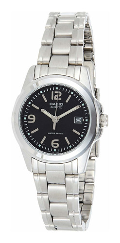 Reloj Mujer Casio Eaw-ltp-121 Cuarzo Pulso Plateado En Acero