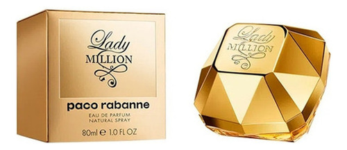 Perfume Importado Paco Rabanne  Lady Million X80ml Edp