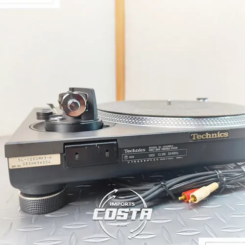 Toca-disco Technics Sl-1200 Mk3 Black 100v (par) | MercadoLivre