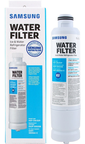 Imagen 3 de 9 de Filtro Agua Refrigerador Samsung 3 Pack Da29-00020 Original