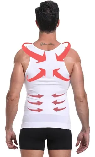 FELIZ Camiseta Reductora Hombre Faja Compresion Polera Hombre