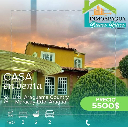 Casa En Venta Urb.  Araguama Country. Maracay / Js0214