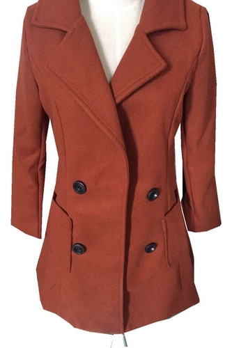 Nuevo Abrigo De Lana De Mujer De Estilo Coreano De Invierno