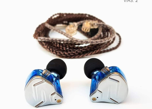 Audífonos In-ear Kz Zsn Pro Azules