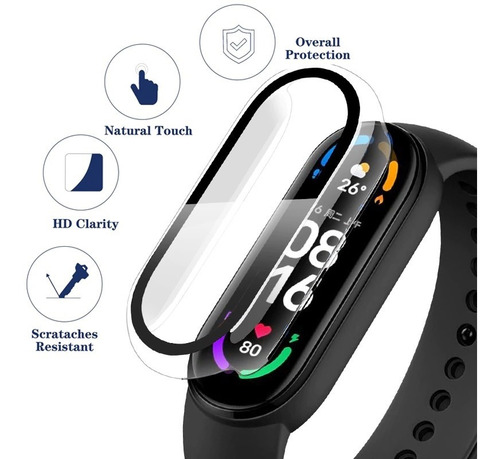 Funda Protector De Pantalla Para Xiaomi Mi Band 3 4 5 6 7