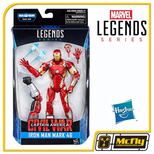 Marvel Legends Series Iron Man Mark 46 Civil War Hasbro