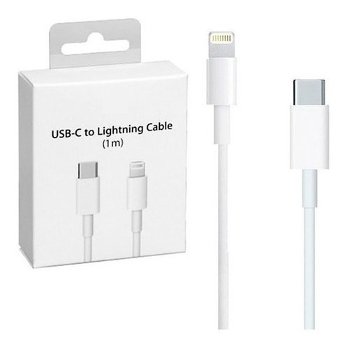 Cable Usb Ligntning A C Compatible iPhone 12 Mini Sellado