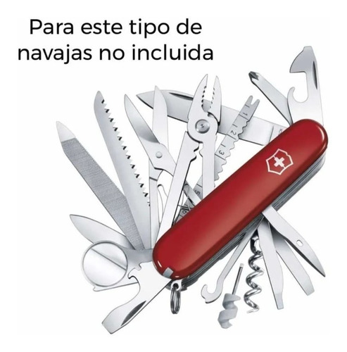Imagen 3 de 3 de Funda Piel Cafe, Para Navaja Swisschamp, Victorinox (500761)