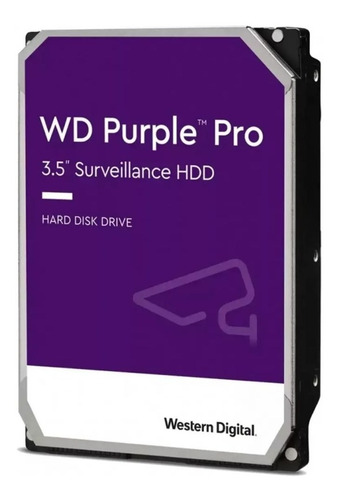 Imagen 1 de 3 de Disco Duro Interno Western Digital Purple Pro 8tb Wd8001purp