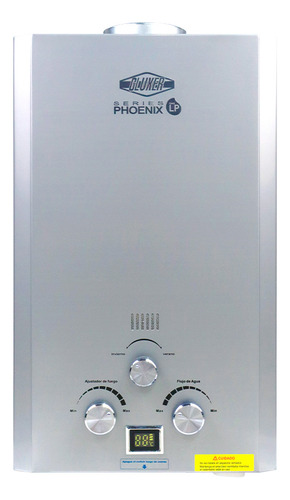 Boiler De 1.4 Servicios 8l Por Minuto Gas Lp Series Phoenix Color Plateado Tipo de gas GLP