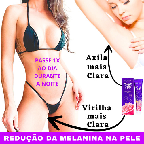 Pomada Tira Manchas Escuras de Pele Face Clean Clareador de pele