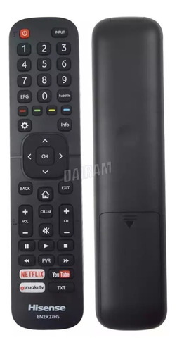 Control Remoto Para Tv Led Hisense Original Botón Netflix