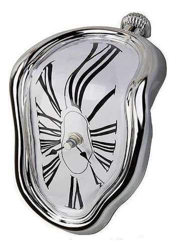 Reloj Derretimiento El Salvador Reloj Dalí Plata G .