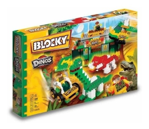 Blocky Dinos Caja X150 Piezas Para Construir