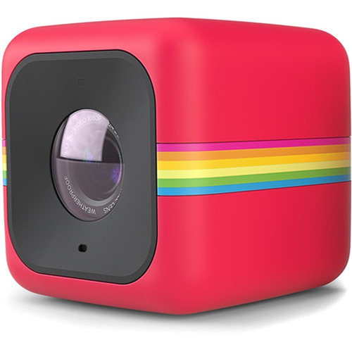 Câmera De Ação Polaroid Cube Full Hd Vermelha