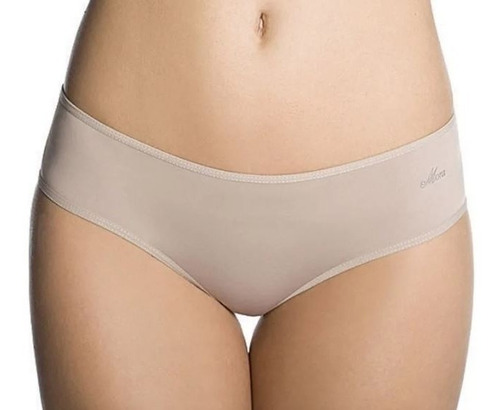 Hermosa Bombacha Culotte Less Microfibra Y Lycra- Mora A105