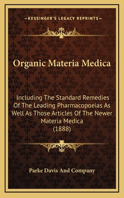 Libro Organic Materia Medica: Including The Standard Reme...