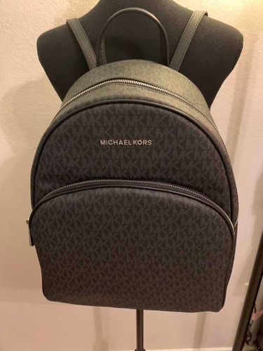Imagen 1 de 9 de Bolsa Michael Kors Estilo Mochila Abbey Negra Original Nueva