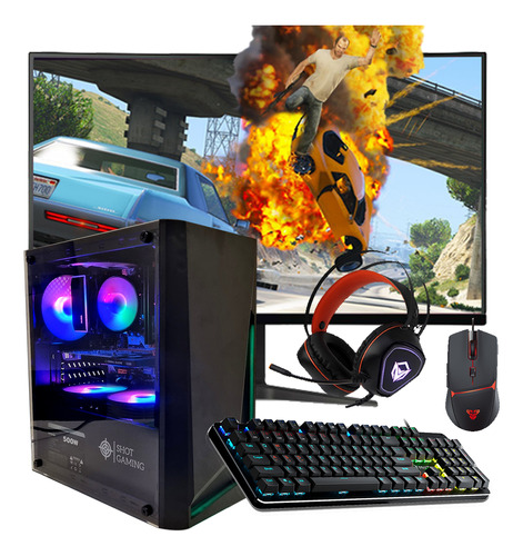 Pc Gamer I5 - 16gb Ram - 480 Ssd +nvidia 4gb + Monitor 27