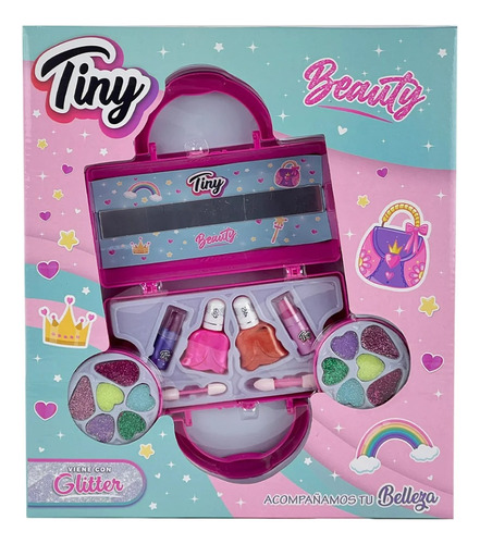 Tiny Beauty Set De Maquillaje Con Glitter 3259
