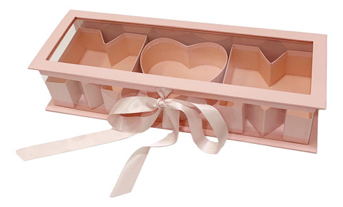 Caja De Flores Vacía Para Mamá, Caja De Jabón De Rosa