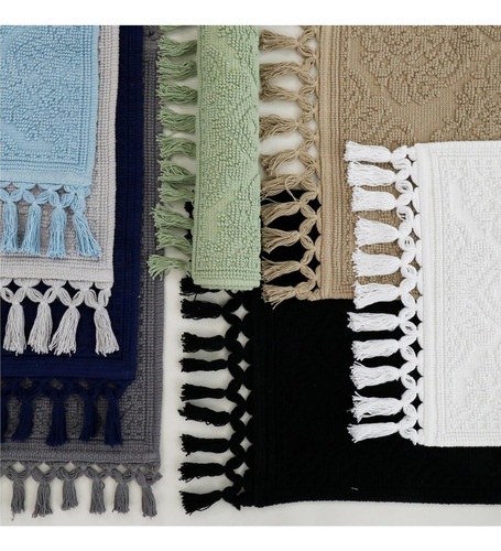 Jean Pierre - Ricardo Bath Mat, Alfombras De Baño Marginado,