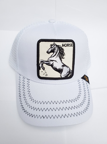 Gorra Goorin Bros Animales Caballo Blanco Napoleon White