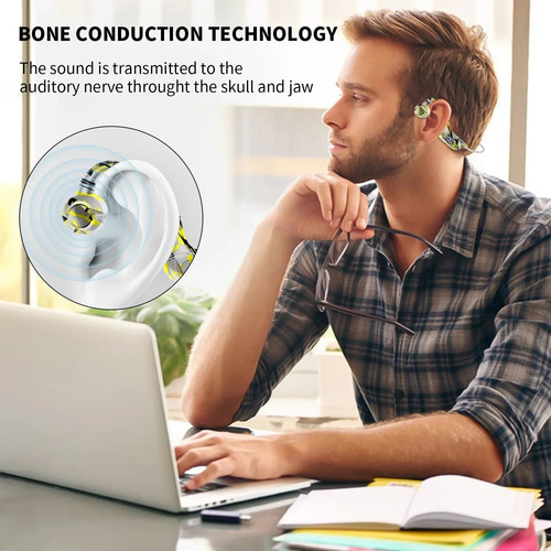 Nuevos Auriculares Deportivos Bluetooth De Conducción Ósea