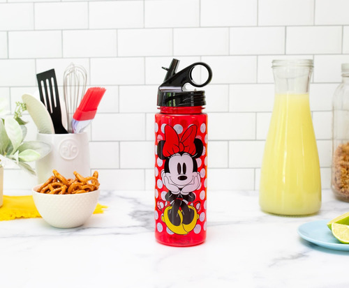 Botella De Agua Tritan Silver Buffalo Disneys Minnie Mouse C