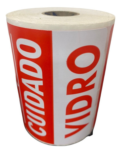 Imagem 4 de 4 de Kit 4 Etiqueta Cuidado Vidro Taça Frágil Este Lado Para Cima