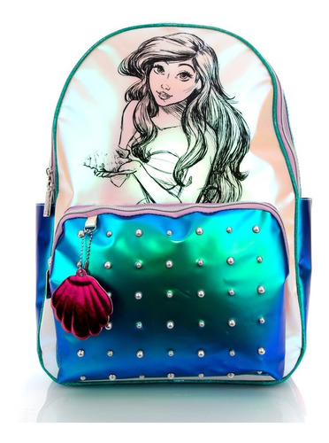 Mochila Princesas Disney Ariel Original Nueva Oficial 