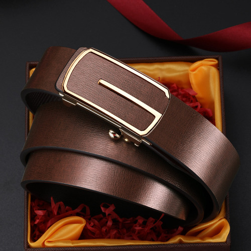 Cinturón Con Hebilla Automática Para Hombre