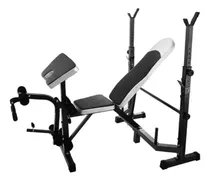 Comprar  Banca De Pecho Gym Con Predicador + Racks Squat Polea Pesas