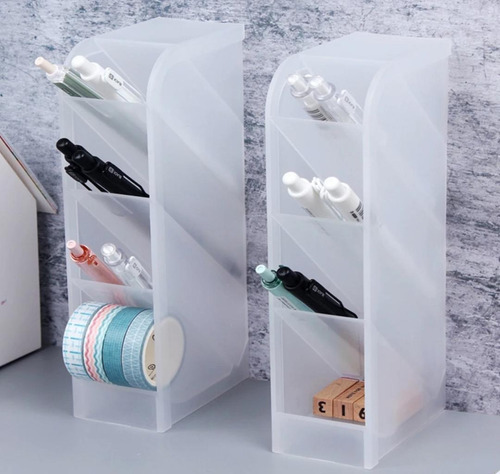 Imagen 3 de 6 de Organizador Accesorios Maquillaje Escritorio Pack X 3 Promo