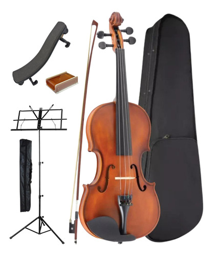 Kit Violino 4/4 Fosco Madeiras Nobres Ajustado Luthier