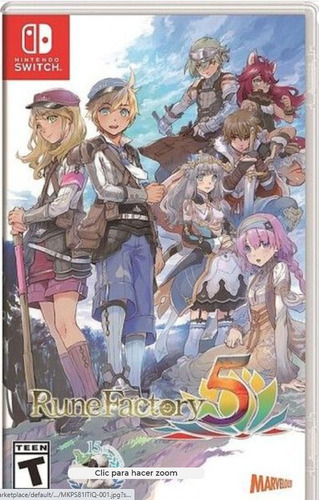 Rune Factory 5 Switch Fisico Mundojuego