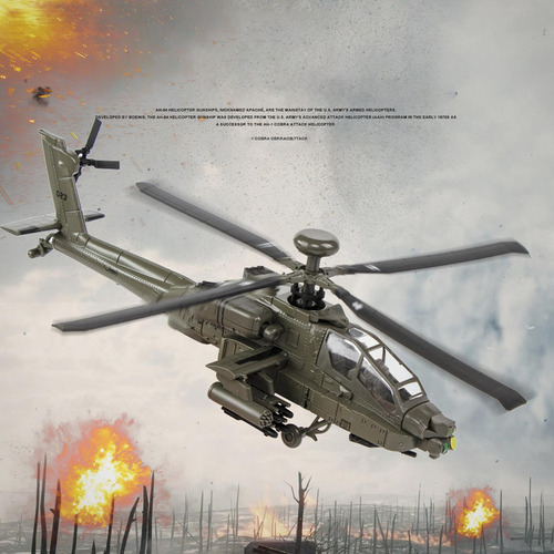 Modelo De Avión De Helicóptero Fundido A Presión A Escala .