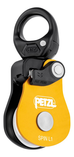 Petzl, Spin L1 Polea Simple Con Muy Salida Con Andador, Amar